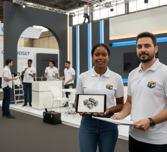 Fabricação e montagem de stands - T.M  Montadora de Stands